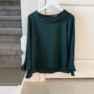 Women's Hunter Green Raglan Sleeve Size L